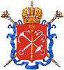 Het wapen van de stad
Sint-Petersburg